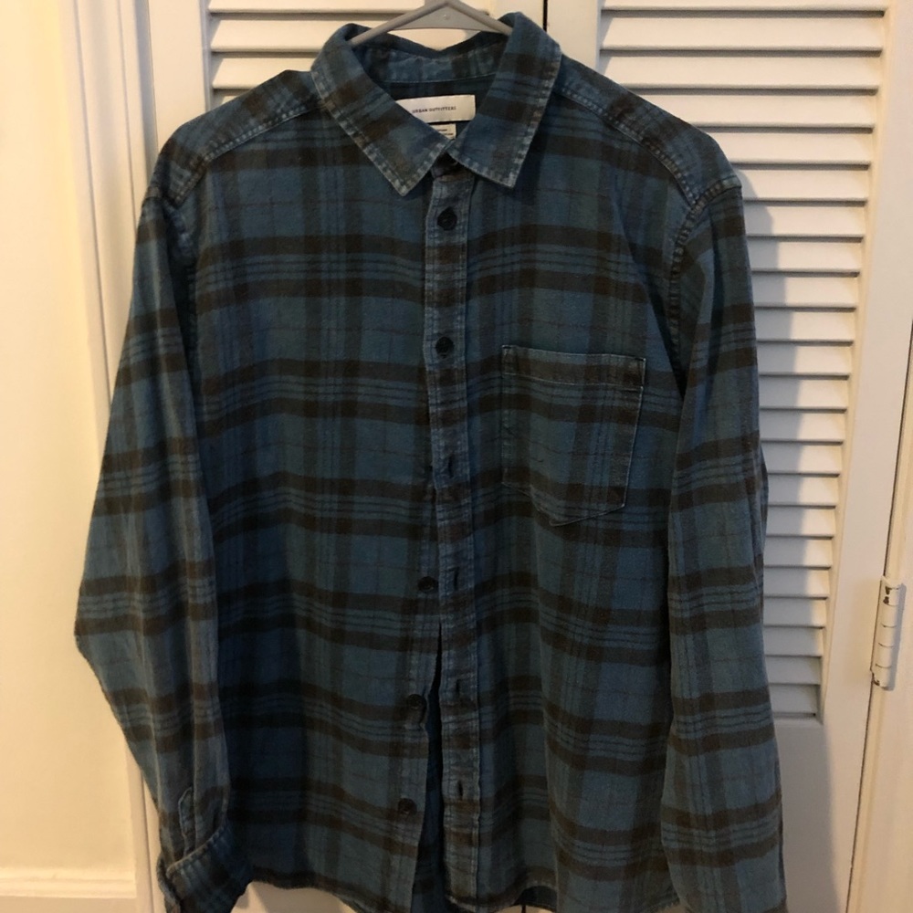 Never Worn -Blue Flannel